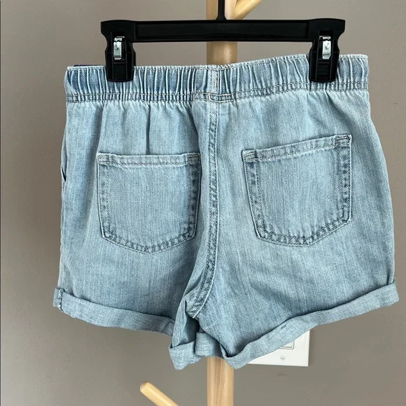 ⭐️⭐️ PICK 5 / $20 NWT Cat & Jack Light Blue Denim Shorts with Drawstring 10/12 - Picture 5 of 6